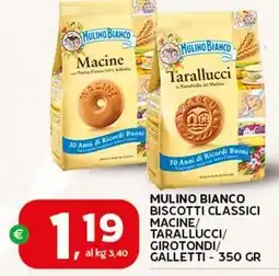 Extra Supermercati Mulino bianco biscotti classici macine/ tarallucci/ girotondi/ galletti offerta