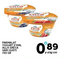 Extra Supermercati Parmalat yogurt zymil alla greca vari gusti offerta