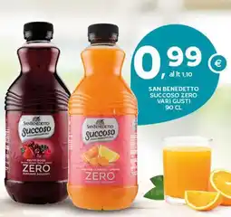 Extra Supermercati San benedetto succoso zero vari gusti offerta