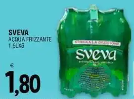 Al Discount Sveva acqua frizzante offerta