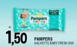 Al Discount Pampers salviette baby fresh x50 offerta
