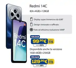 Euronics Redmi 14C offerta