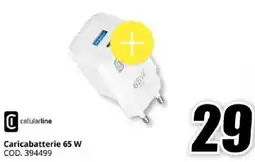 MediaWorld cellulartine Caricabatterie 65 65W offerta