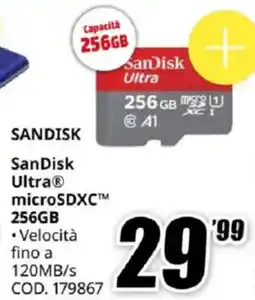 MediaWorld SanDisk Ultra microSDXCM 256GB offerta