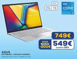 Euronics ASUS NOTEBOOK-F1504ZA NJ1259W offerta