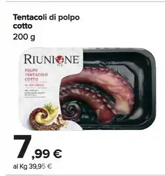 Carrefour Market Tentacoli di polpo cotto 200 g offerta