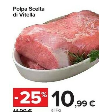 Carrefour Market Polpa scelta di vitella offerta
