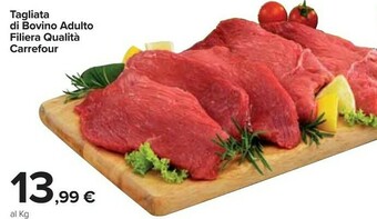 Carrefour Market Carrefour tagliata di bovino adulto offerta