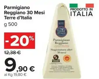 Carrefour Market Parmigiano reggiano 30 mesi offerta