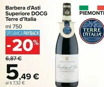 Carrefour Market Barbera d'asti superiore offerta