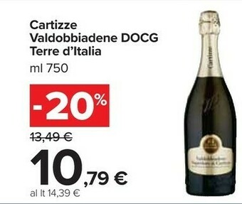 Carrefour Market Cartizze valdobbiadene docg offerta