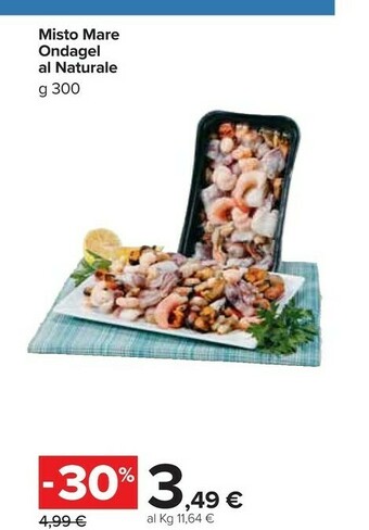 Carrefour Market Misto mare ondagel al naturale offerta