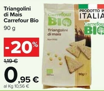 Carrefour Market Carrefour - triangolini di mais 90 g(ml) offerta