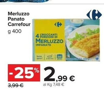 Carrefour Market Carrefour merluzzo panato offerta
