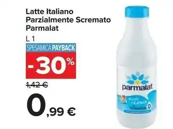 Carrefour Market Latte fresco parzialmente scremato offerta