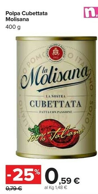 Carrefour Market Polpa cubettata offerta
