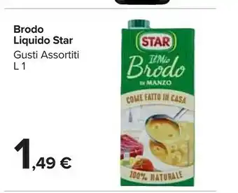 Carrefour Market Brodo ricetta tutto sapore 1000 g(ml) offerta