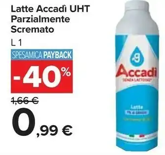 Carrefour Market Accadi senza lattosio biologico e digeribile 1000 g(ml) offerta