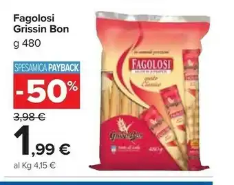 Carrefour Market Fagolosi gusto classico 480 g(ml) offerta
