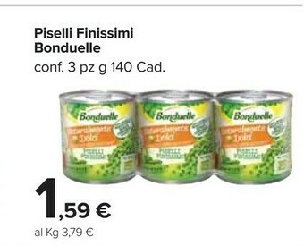 Carrefour Market Piselli finissimi offerta