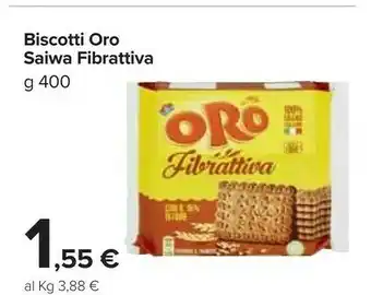 Carrefour Market Oro fibrattiva 400 g(ml) offerta