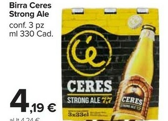 Carrefour Market Strong ale 330 g(ml) offerta