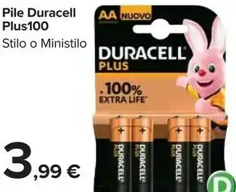 Carrefour Market Pile plus100 stilo offerta