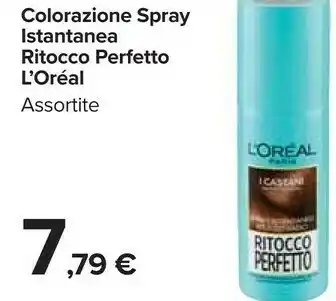 Carrefour Market Colorazione spray istantanea ritocco perfetto offerta