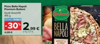 Carrefour Market Bella napoli mini pizza al prosciutto cotto 300 g(ml) offerta