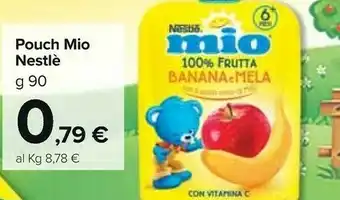 Carrefour Market Nestle mio pouch 90 g offerta