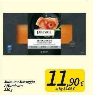 Carrefour Market Salmone selvaggio affumicato offerta