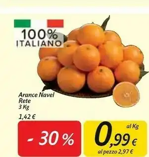 Arance navel rete