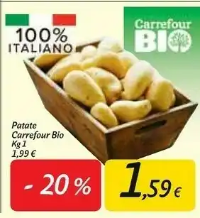 Carrefour Market Patate carrefour bio offerta