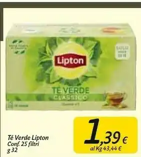 Carrefour Market Lipton white tea tè verde offerta