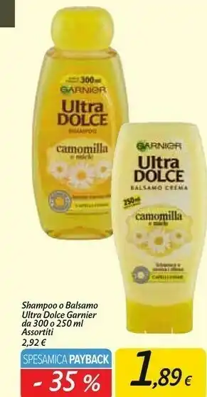 Carrefour Market Ultra doux donne shampoo 250 ml offerta