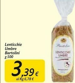 Carrefour Market Lenticchie umbre offerta