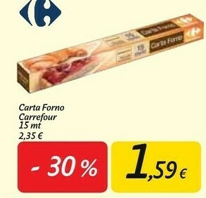 Carrefour Market Carrefour carta forno offerta