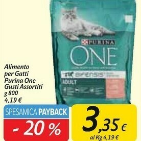 Carrefour Market One alimento per gatti offerta
