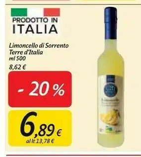 Carrefour Market Limoncello di sorrento offerta