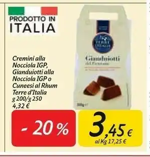 Carrefour Market Cremini alla nocciola igp offerta