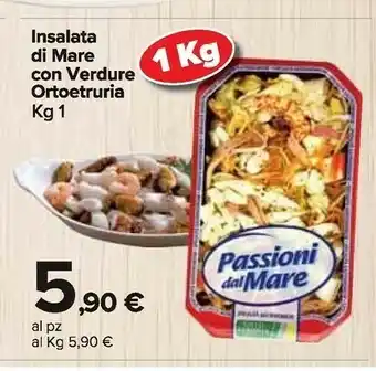Carrefour Market Insalata di mare con verdure offerta