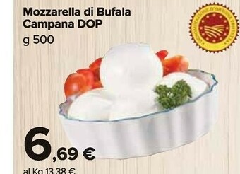 Carrefour Market Mozzarella di bufala campana dop offerta