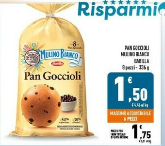 Conad Pan goccioli 336 g(ml) offerta