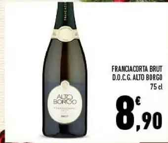 Conad Alto borgo franciacorta brut docg offerta