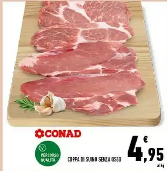 Conad Coppa di suino senza osso offerta