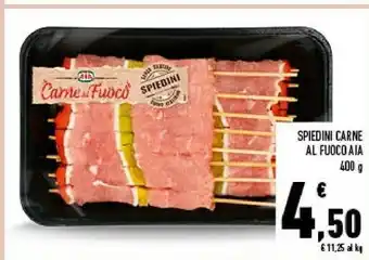 Conad Spiedini carne al fuoco offerta