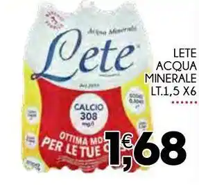 Enne Market Lete acqua minerale offerta