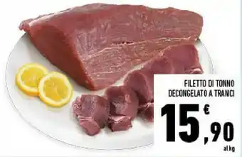 Conad Filetto di tonno decongelato a tranci offerta