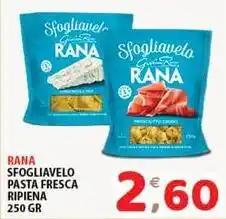 Mio Market Rana sfogliavelo pasta fresca ripiena offerta