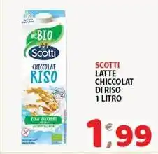 Mio Market Scotti latte chiccolat di riso offerta